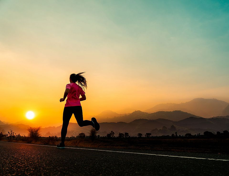 Woman running