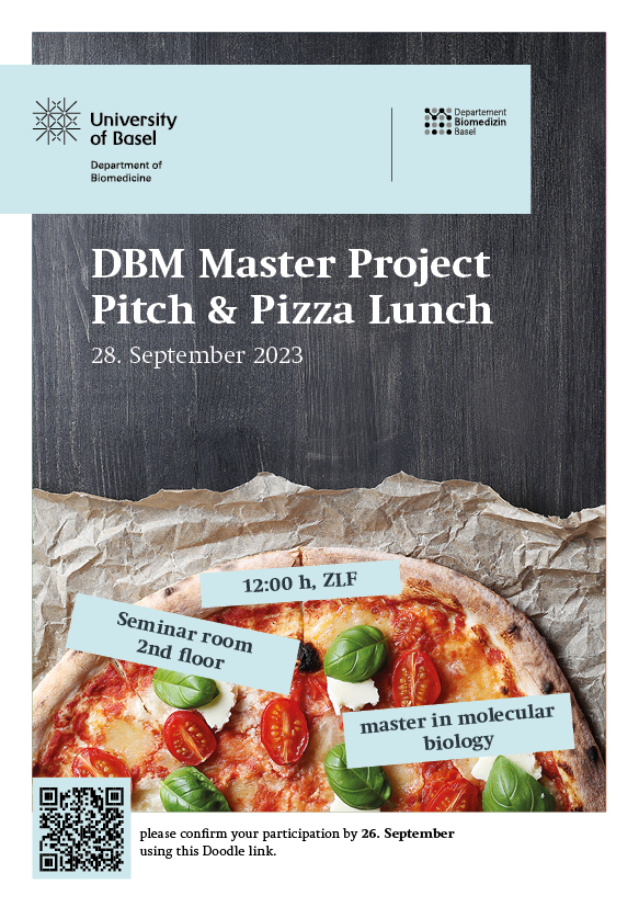 DBM Master Project Pitch & Pizza Lunch